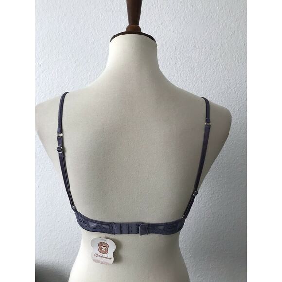 Belabumbum Lingerie Lace Pleated Padded Underwire Bra SAMPLE - Picture 5 of 7